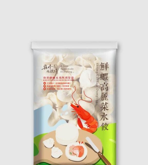 鮮蝦高麗菜水餃 約30顆