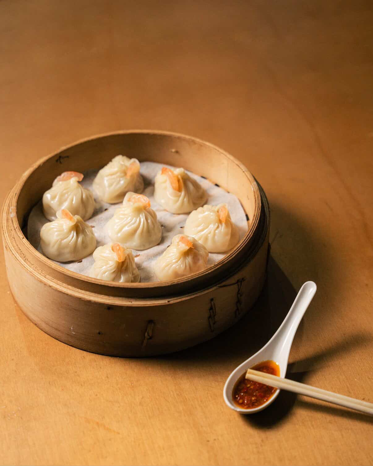 鮮蝦湯包